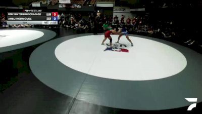 170 lbs Berlynn TeRinah Solia-Tago, LAWA - Los Angles Wrestling Association vs Areli Rodriguez, SCVWA - Santa Clara Valley Wrestling Association