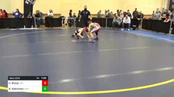 80 lbs Consolation - Carter Bizup, Ligonier Valley vs Kaden Kleinman, Montoursville