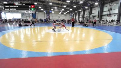 105 lbs Quarterfinal - Gabe Oberheim, PA vs Jalal Naghib, FL