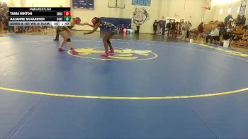 165 lbs Semis & 1st Wb (8 Team) - Tania Hinton, St. Martin High School Girls vs Julianne McQuirter, Oak Grove High School