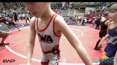 58 lbs Rr Rnd 5 - Nicholas Evans, HURRICANE WRESTLING ACADEMY vs Colton Haynes, Talihina Youth Wrestling Club