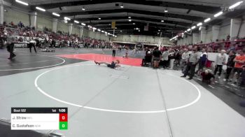 144 lbs Quarterfinal - Jiraya Straw, Rifle vs Caleb Gustafson, New Mexico Outlawz