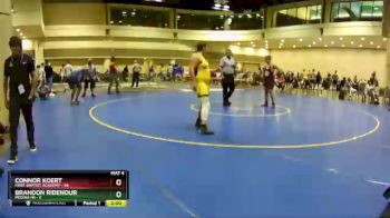 220 lbs Round 8 (10 Team) - Connor Koert, First Baptist Academy vs Brandon Ridenour, Medina HS