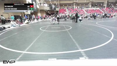 76 lbs Semis & 1st Wb (8 Team) - Colten Becker, Black Fox Academy vs Eli Malum, The Untouchables