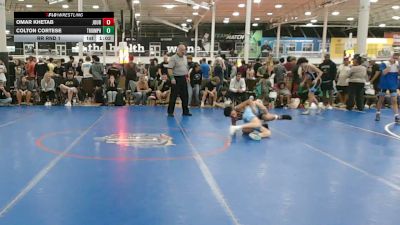 102 lbs Rr Rnd 1 - Omar Khetab, Journeymen Gold - HSC vs Colton Cortese, Triumph Maize - HSC