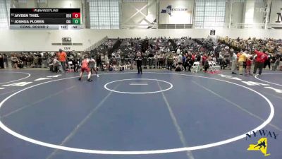 152 lbs Cons. Round 2 - Joshua Flores, Club Not Listed vs Jayden Thiel, Deep Roots Wrestling Club