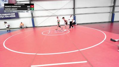 127 lbs Rr Rnd 1 - Franco Pandolfini, Roughneck Wrestling Club vs Carter Abbott, Ohio Valley Forge