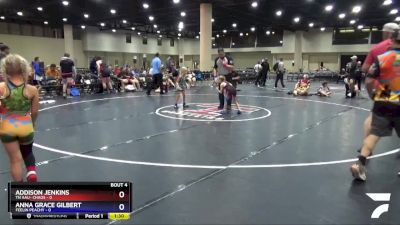 48 lbs Placement (4 Team) - Anna Grace Gilbert, Feelin Peachy vs Addison Jenkins, TN AAU- Chaos