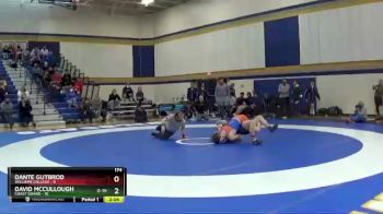 174 lbs Quarters & Wb (16 Team) - David McCullough, Coast Guard vs Dante Gutbrod, Williams College