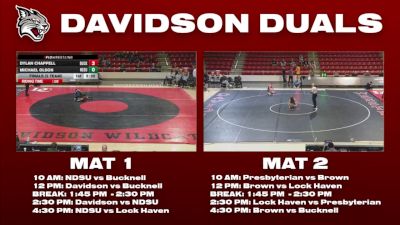 141 lbs Finals (2 Team) - Dylan Chappell, Bucknell vs Michael Olson, North Dakota State