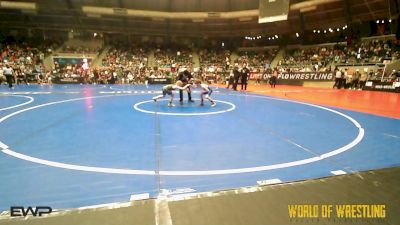 49 lbs Round Of 32 - Easton Ball, NWo Wrestling Club vs Kallum Hendrickson, OKC Saints Wrestling