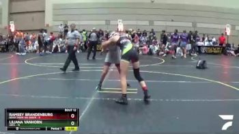 108 lbs Round 3 (10 Team) - Liliana VanHorn, Ares vs Ramsey Brandenburg, Beast Mode WA Green