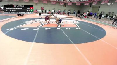 149 lbs Champ. Round 2 - Lucio Morgan, Wisconsin-Whitewater vs Lucas Jagodzinske, Augsburg