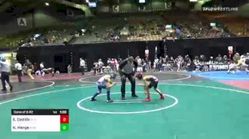 69 lbs Consi Of 8 #2 - Sebastian Castillo, SF Midwest vs Nolan Menge, Kindred