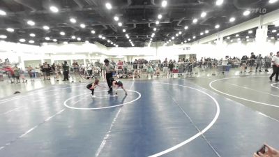 40 lbs Semifinal - Carson Bailey, Stout Wr Acd vs Hazel Grimley, California Grapplers