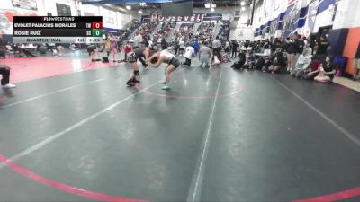 137 lbs Quarterfinal - Evolet Palacios Morales, Team War vs Rosie Ruiz, Santiago Corona