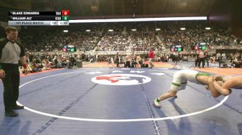 4A-150 lbs 1st Place Match - William Alt, Kelly Walsh vs Blake Edwards, Thunder Basin High School