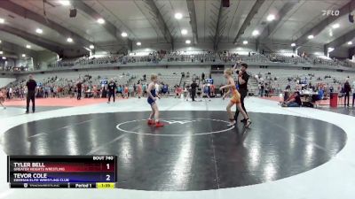 87 lbs Round 5 - Tevor Cole, Eierman Elite Wrestling Club vs Tyler Bell, Greater Heights Wrestling