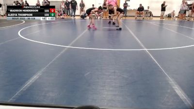 98-108 lbs Round 4 - Madison Henderson, Hartford City vs Aleeya Thompson, St Louis