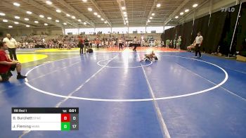 65 lbs Rr Rnd 1 - Brock Burchett, Forge Elm 2 vs Julie Fleming, Mat Assassins Yellow