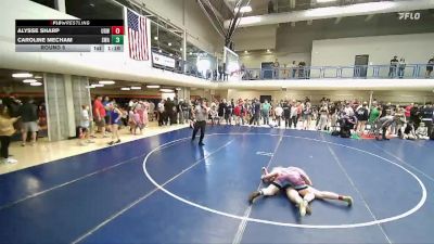 155-167 lbs Round 5 - Caroline Mecham, Sanderson Wrestling Academy vs Alysse Sharp, Uintah Girls Wrestling