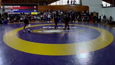 207 lbs Quarterfinal - Diamond Martin, Buffalo State vs Tayana Labady, Elmira College