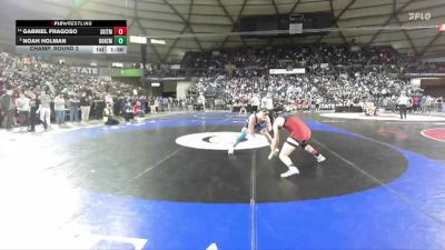 Boys 4A 165 lbs Champ. Round 2 - Noah Holman, Gonzaga Prep vs Gabriel Fragoso, South Kitsap