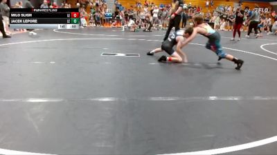 85 lbs Round 2 - Milo Sligh, Cobra Wrestling Club vs Jacek Lepore, Mighty Warriors Wrestling Aca