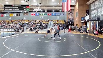 157 lbs Cons. Semi - Carson Freeman, Montevallo vs Keegan Roberson, UNC Pembroke