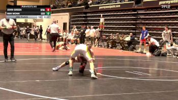 125 lbs 3rd Place - John Green, NYMA-Unatt vs Ben Monn, George Mason University