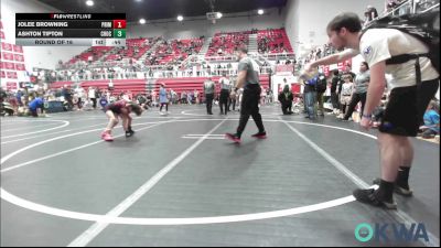 61 lbs Round Of 16 - Jolee Browning, Prime Wrestling vs Ashton Tipton, Choctaw Ironman