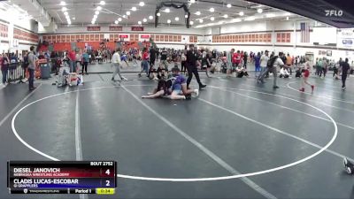 170 lbs Round 3 - Diesel Janovich, Nebraska Wrestling Academy vs Cladis Lucas-Escobar, GI Grapplers