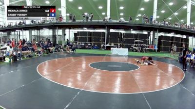 125 lbs Me'kala James, California Red vs Caddy Tverdy, Idaho