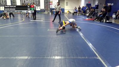 121 lbs Consy 7 - Ewan Keplar, Mt. Lebanon vs Gavin Brand, Trinity