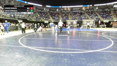 45 lbs Round Of 16 - Conor Sobuto, Great Valley vs Lukas Gregula, Mt Lebanon