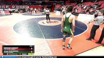 3A 157 lbs Quarterfinal - Ryan Muslimovic, Palatine (Fremd) vs Edmund Enright, Chicago (Mt. Carmel)