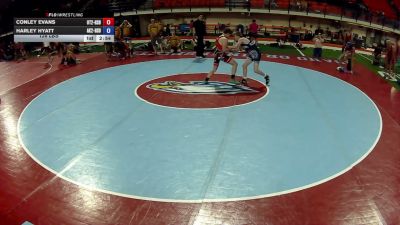 126 lbs Conley Evans, Utah 2 HS Boys vs Harley Hyatt, Alaska 2 HS Boys