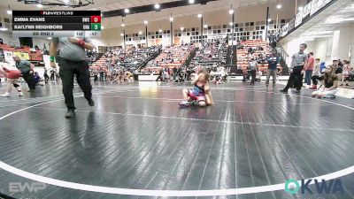 75-83 lbs Rr Rnd 3 - Emma Evans, Bartlesville Wrestling Club vs Kai'lynn Neighbors, Unattached