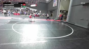 120 lbs Champ. Round 2 - Beck Dammann, Auburndale vs Evan Friemoth, NGL/Crass Trained