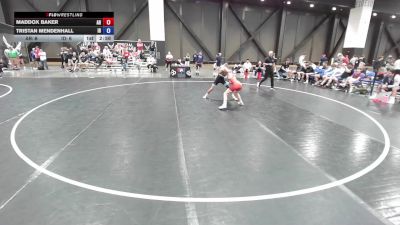 100 lbs Maddox Baker, Arkansas vs Tristan Mendenhall, Idaho