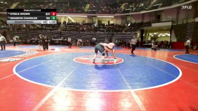 190-1A Quarterfinal - Brandon Chandler, Trion vs Steele Brown, Mt. Pisgah Christian School