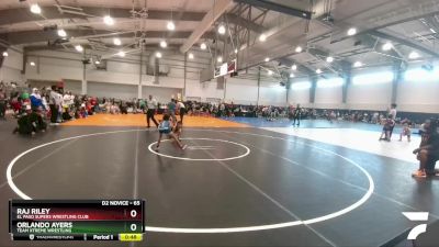 65 lbs Cons. Round 3 - Raj Riley, El Paso Supers Wrestling Club vs Orlando Ayers, Team Xtreme Wrestling