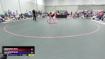 140 lbs Quarters & 1st Wb (16 Team) - Leighanna Patz, Kansas vs Mackenzie Blue, Texas Red