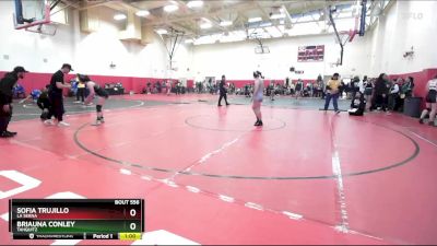 130 lbs Cons. Round 2 - Briauna Conley, Tahquitz vs Sofia Trujillo, La Serna