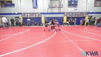 64 lbs Semifinal - Baker Schubert, Chandler Takedown Club vs Brantley Wisdom, Caney Valley Wrestling