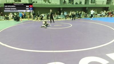 U8 FK - 49 lbs Quarters - Leo Stillwell, Washington vs Thorin Goebel, Twin City Wrestling Club