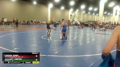 175 lbs Round 2 (16 Team) - Zachary Labryer, Division-1 vs Carson Jones, Team Michigan Blue - DEV