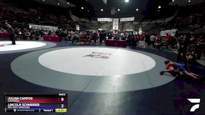 108 lbs Champ. Round 2 - Kameron Osungboye Haynes, Cougar Youth Wrestling vs Thomas Zubia, Peterson Grapplers Wrestling Club