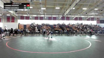 126 lbs Consi Of 8 #2 - Dominic Staunton, Wellesley vs Roman Caccavelli, Franklin