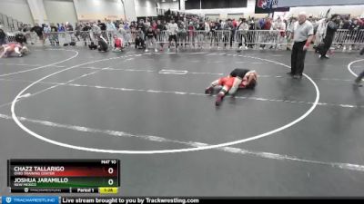 106 lbs Champ. Round 2 - Joshua Jaramillo, New Mexico vs Chazz Tallarigo, Ohio Training Center